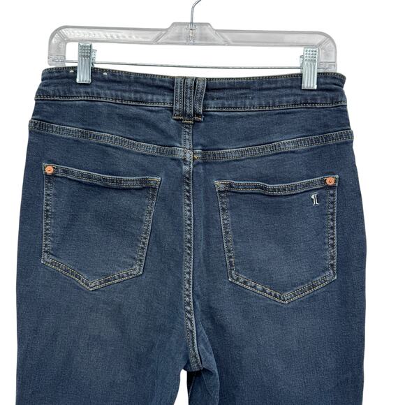 Pilcro Jeans The Icon Flare Womens SZ 29 Blue High Rise Bell Bottom 70s Western - Picture 5 of 12